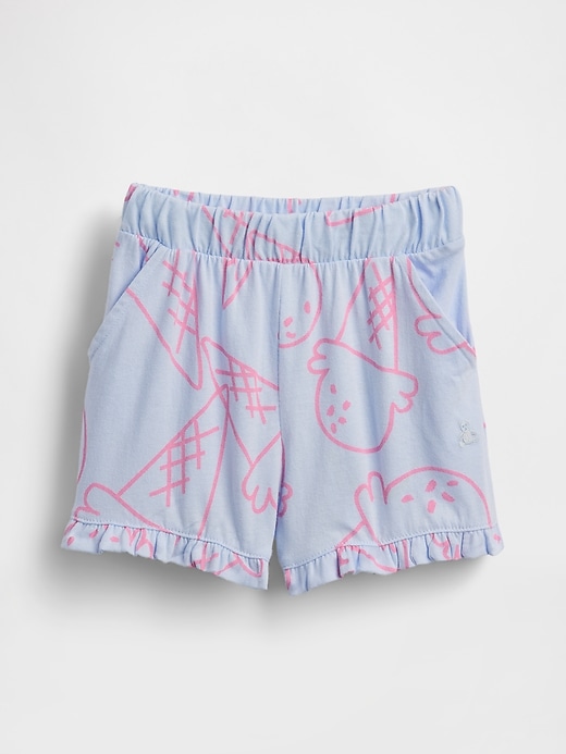 shorts à volants assortis pour bébés et tout-petits