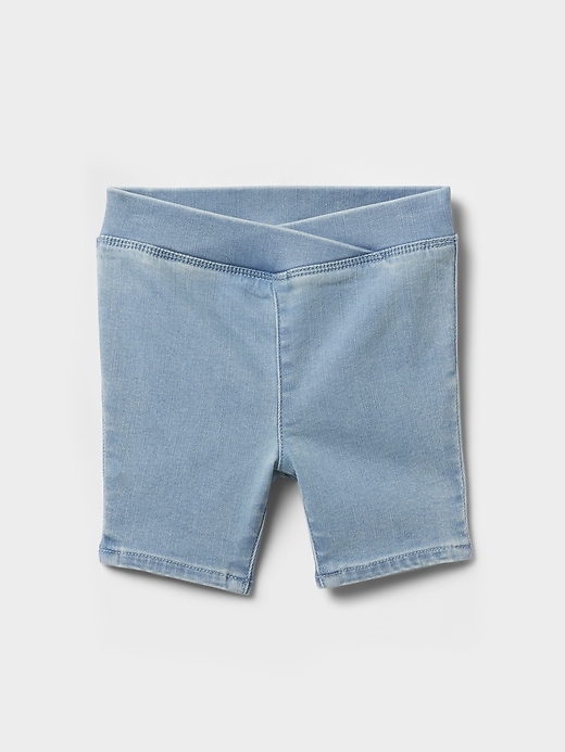 short cycliste en jean pour bébé et tout-petit