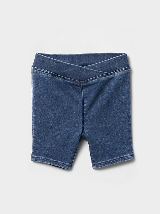 short cycliste en jean pour bébé et tout-petit