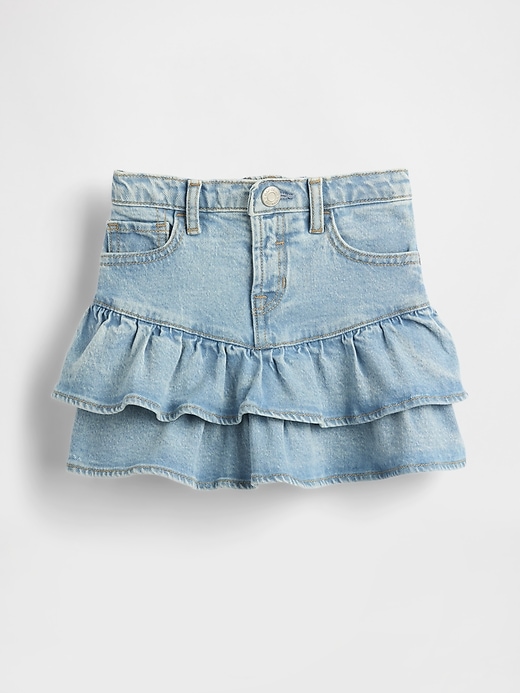 jupe à volants en jean pour bébé et tout-petit