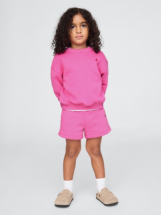 short à enfiler doux et lavé style vintage pour bébé et tout-petit