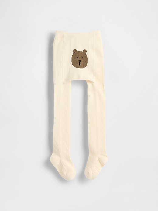 collants ours en pointelle pour bébés et tout-petits