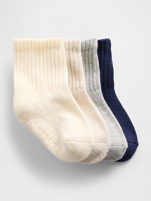 chaussettes montantes souples pour bébés et tout-petits paquet de 4
