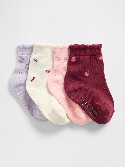 chaussettes mi-mollet pour bébés et tout-petits paquet de 4