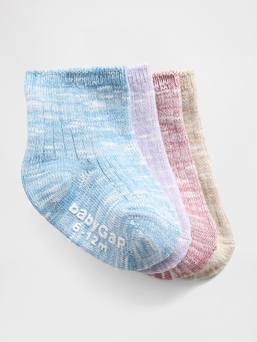chaussettes chinées mi-mollet pour bébés et tout-petits