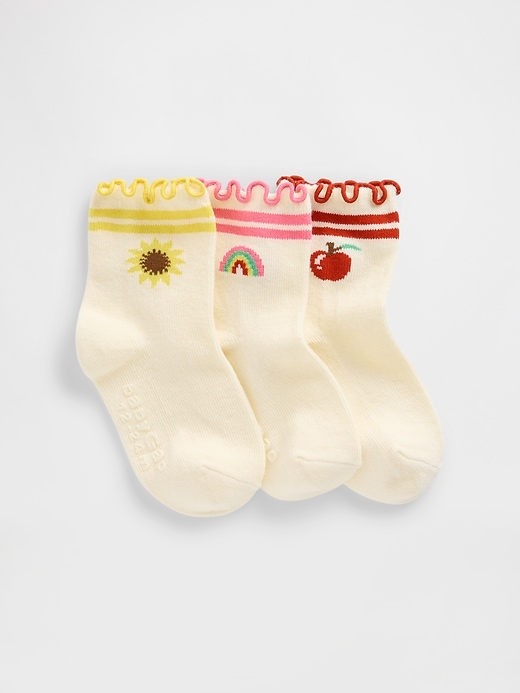 chaussettes montantes pour bébés et tout-petits paquet de 3