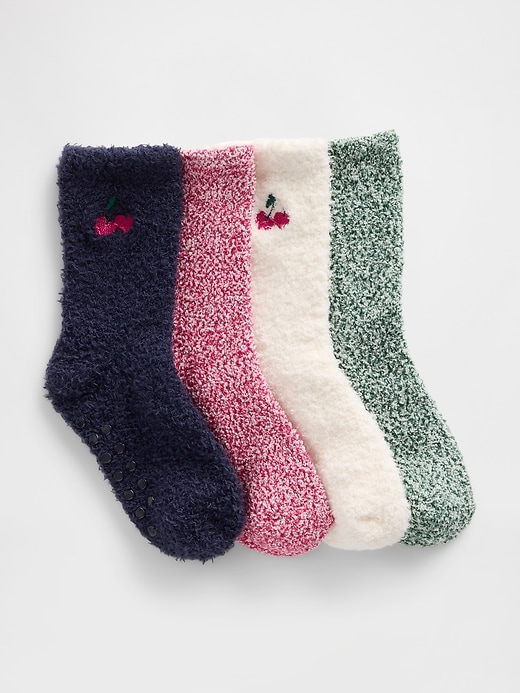 chaussettes douillettes pour bébés et tout-petits paquet de 4
