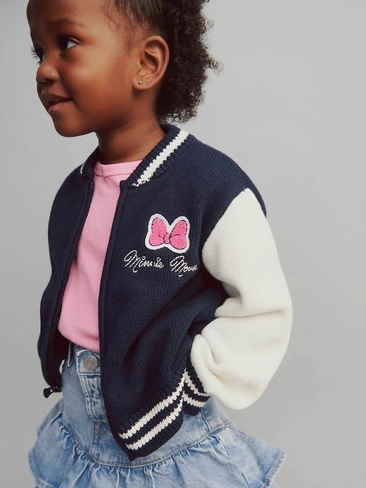 pull universitaire minnie mouse gap × disney pour bébé et enfant