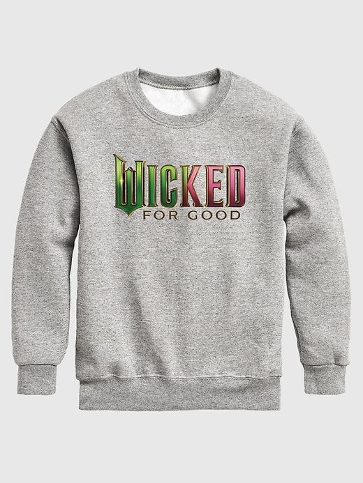 sweat-shirt polaire à col rond pour tout-petit avec logo wicked for good
