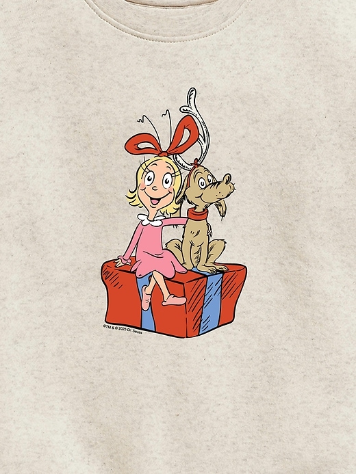 sweat-shirt polaire à col rond pour tout-petit « le grinch max et cindy lou »