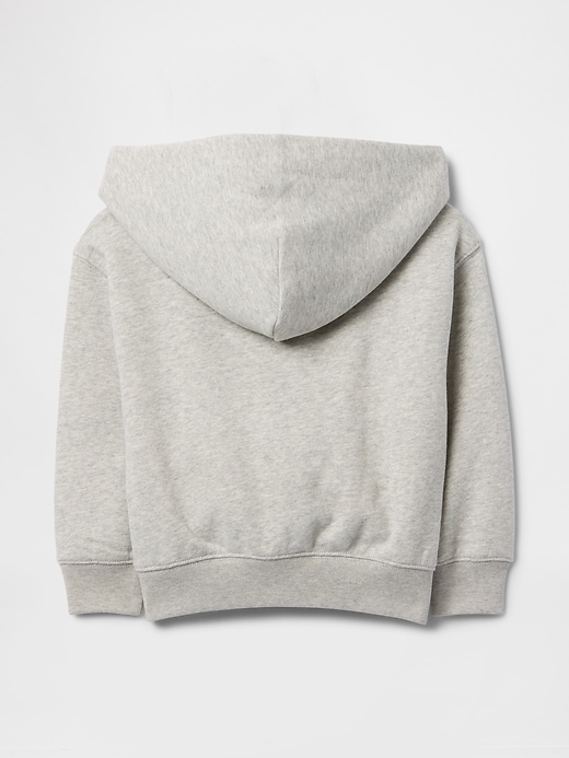 sweat à capuche zippé vintage doux pour bébé et tout-petit avec logo