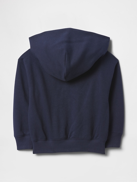 sweat à capuche zippé vintage doux pour bébé et tout-petit avec logo
