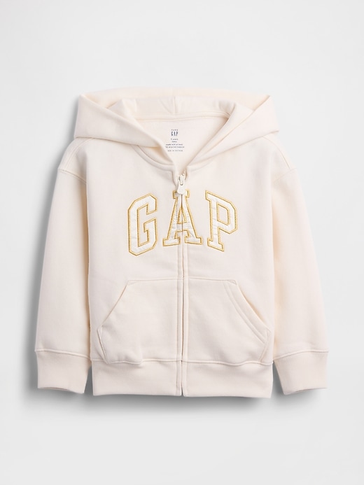 sweat à capuche zippé pour bébé et tout-petit vintagesoft avec logo