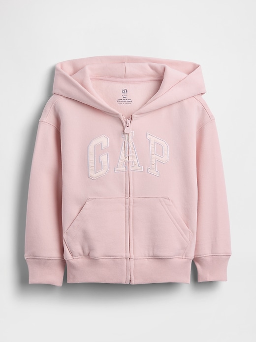 sweat à capuche zippé pour bébé et tout-petit vintagesoft avec logo