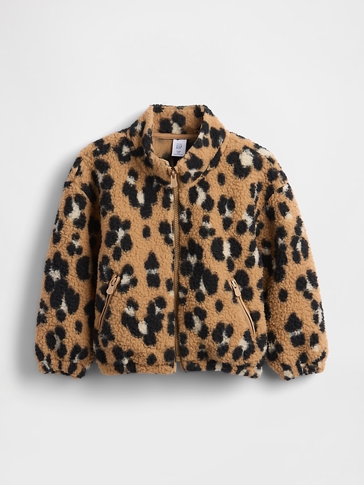 veste zippée en sherpa pour bébé et tout-petit