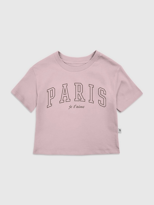 t-shirt graphique paris collegiate pour tout-petit