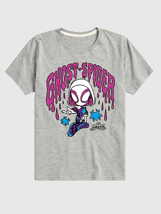 t-shirt à manches courtes pour tout-petit marvel scribble ghost spider