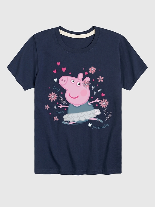 t-shirt à manches courtes peppa pig ballet pour tout-petit