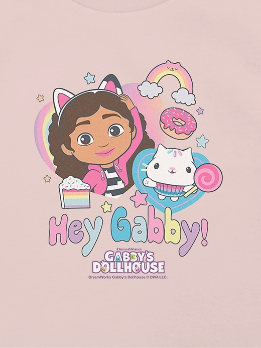 t-shirt graphique « hey gabby » pour la maison de poupée de gabby enfant