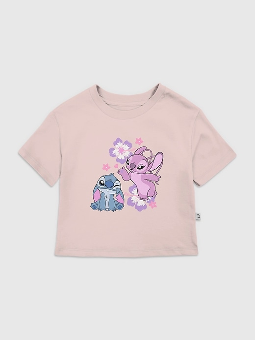 t-shirt graphique disney angel et stitch pour tout-petit
