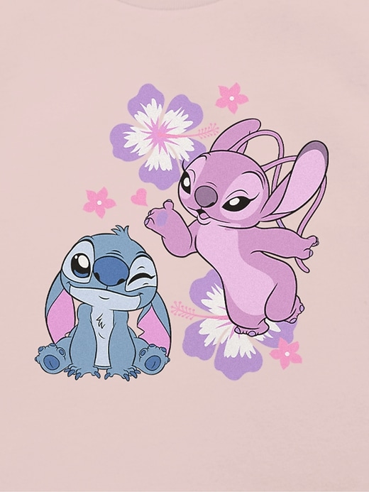 t-shirt graphique disney angel et stitch pour tout-petit