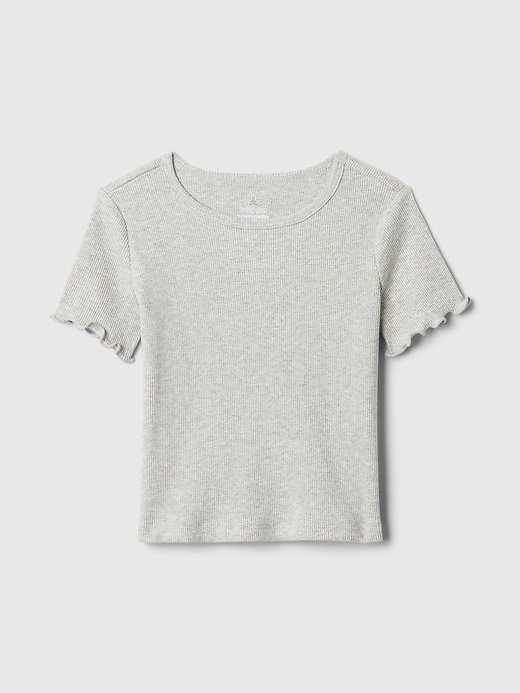 t-shirt côtelé à assortir pour bébé et tout-petit