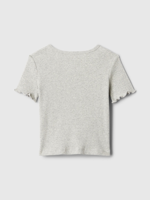 t-shirt côtelé à assortir pour bébé et tout-petit