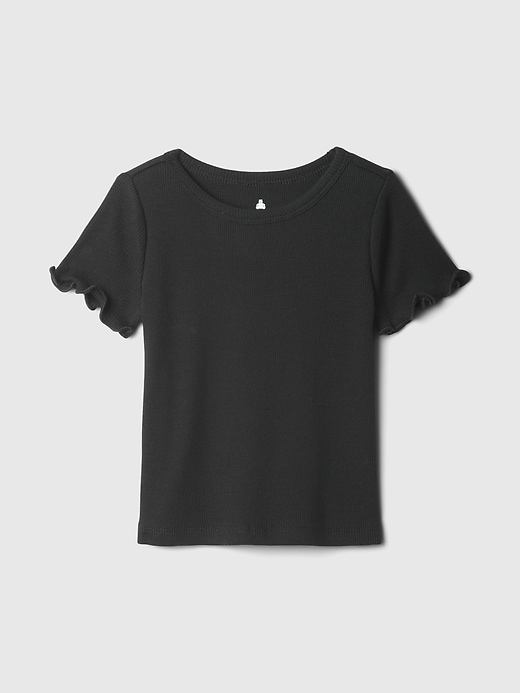 t-shirt côtelé à assortir pour bébé et tout-petit