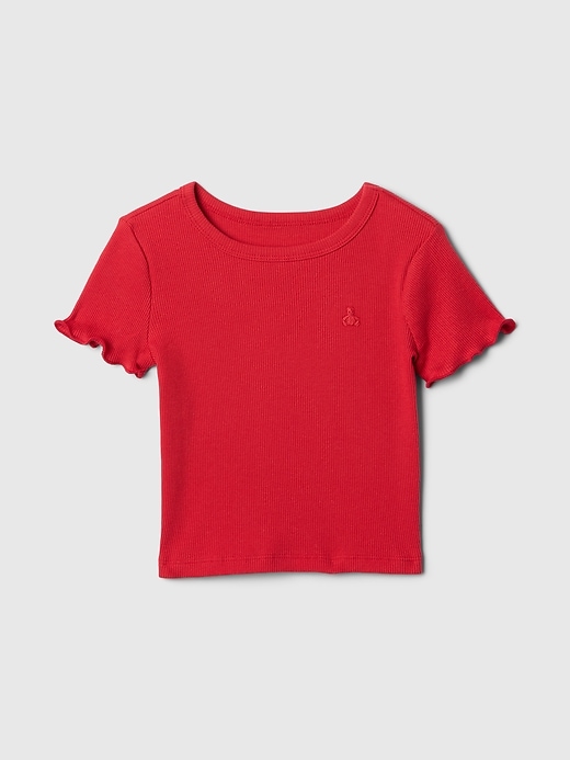 t-shirt côtelé à assortir pour bébé et tout-petit