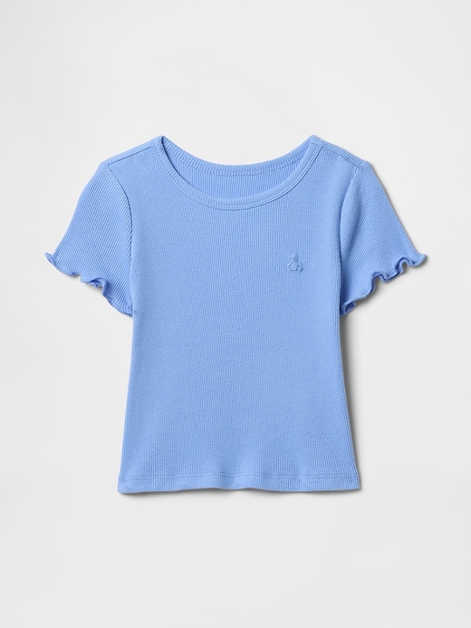 t-shirt côtelé à assortir pour bébé et tout-petit
