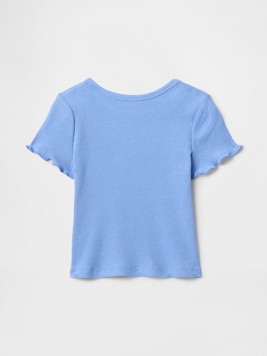 t-shirt côtelé à assortir pour bébé et tout-petit