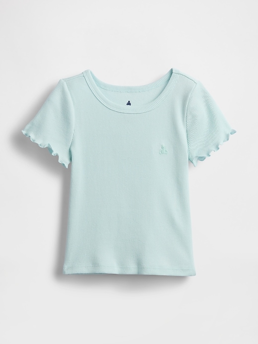 t-shirt côtelé à assortir pour bébé et tout-petit
