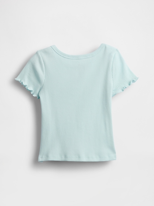 t-shirt côtelé à assortir pour bébé et tout-petit