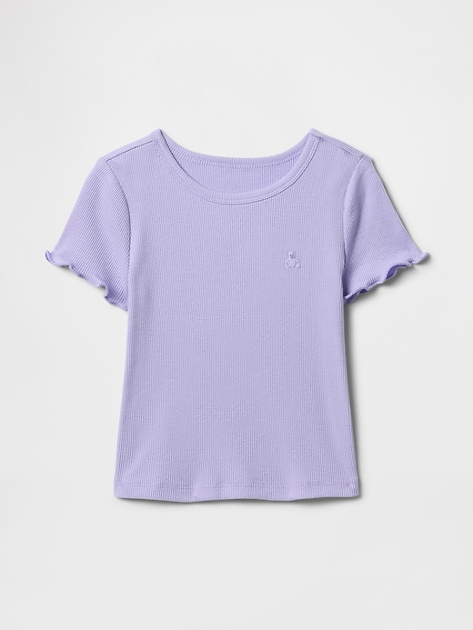 t-shirt côtelé à assortir pour bébé et tout-petit