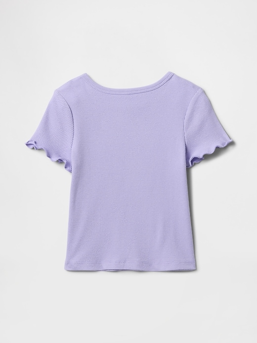 t-shirt côtelé à assortir pour bébé et tout-petit