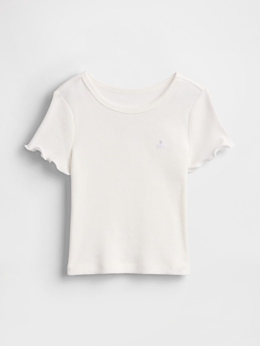 t-shirt côtelé à assortir pour bébé et tout-petit