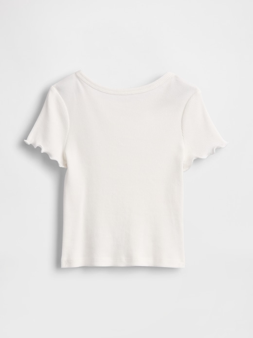 t-shirt côtelé à assortir pour bébé et tout-petit