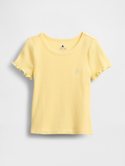 t-shirt côtelé à assortir pour bébé et tout-petit