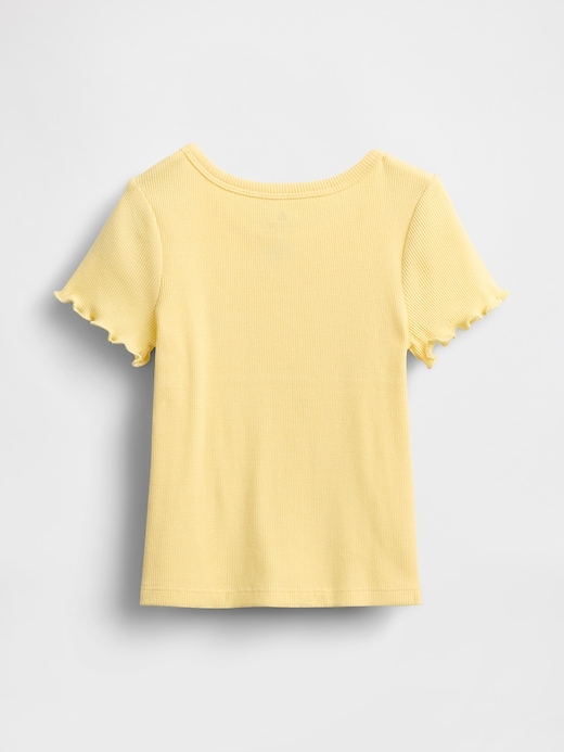 t-shirt côtelé à assortir pour bébé et tout-petit