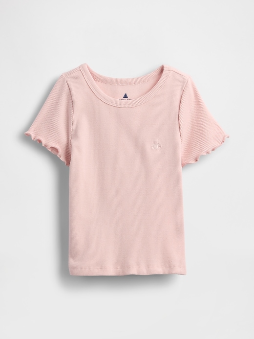 t-shirt côtelé à assortir pour bébé et tout-petit