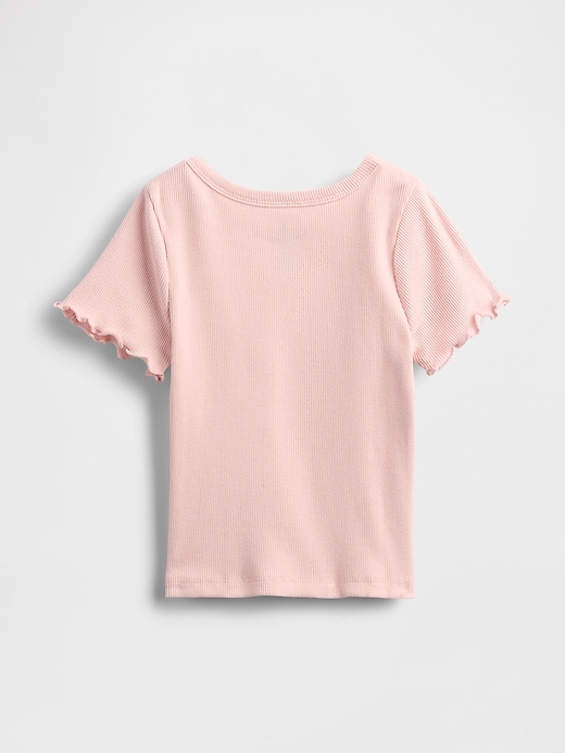 t-shirt côtelé à assortir pour bébé et tout-petit