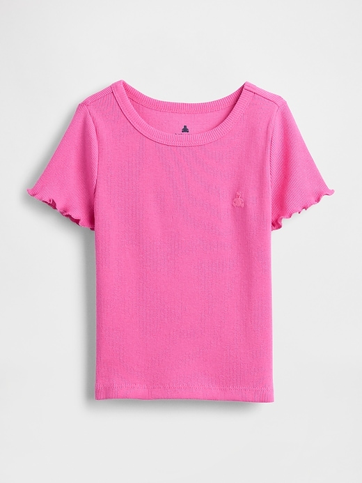 t-shirt côtelé à assortir pour bébé et tout-petit