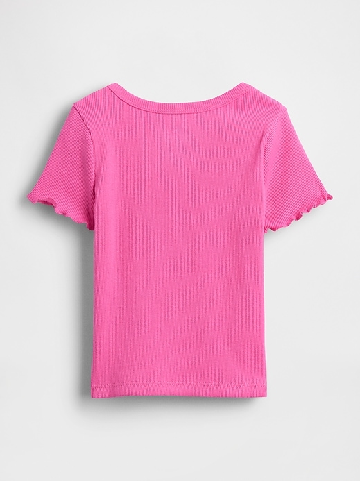 t-shirt côtelé à assortir pour bébé et tout-petit