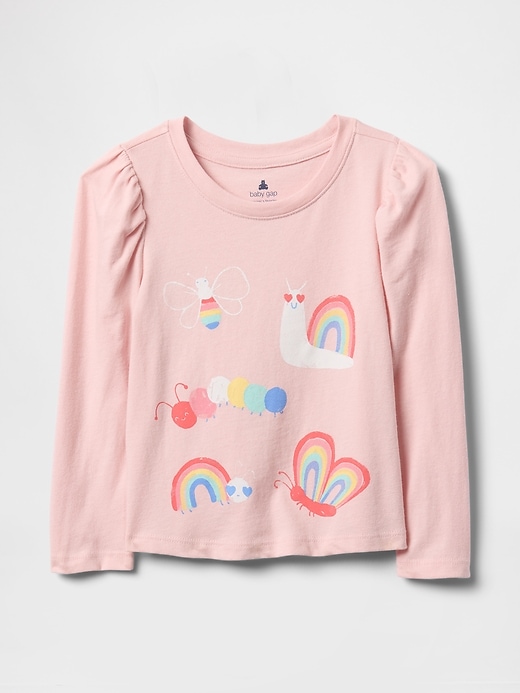 t-shirt à manches bouffantes pour bébés et tout-petits à assortir selon vos envies