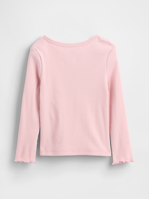 t-shirt côtelé à assortir pour bébé et tout-petit