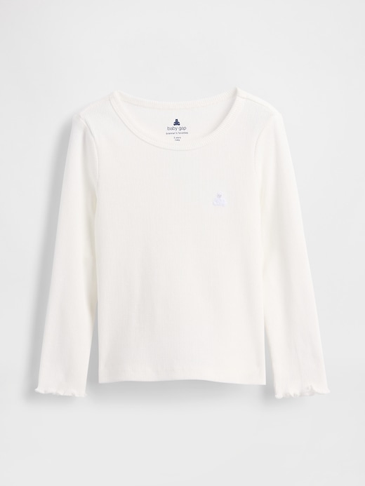 t-shirt côtelé à assortir pour bébé et tout-petit