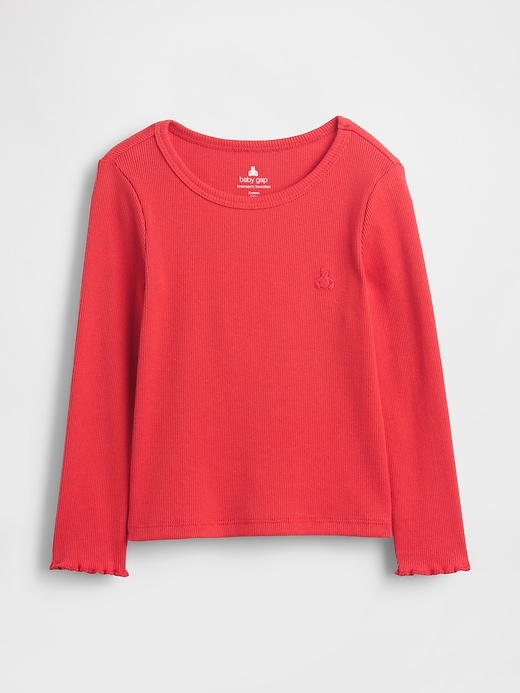 t-shirt côtelé à assortir pour bébé et tout-petit