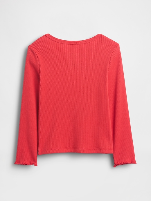 t-shirt côtelé à assortir pour bébé et tout-petit