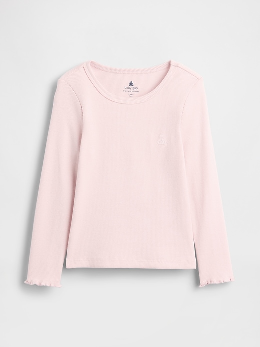 t-shirt côtelé à assortir pour bébé et tout-petit