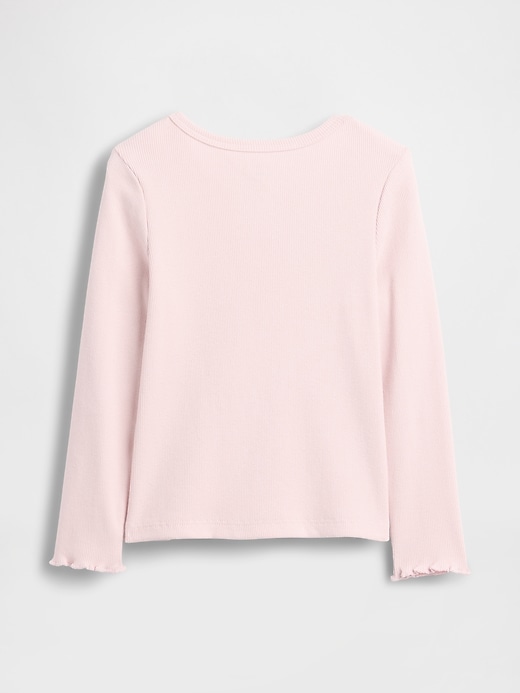 t-shirt côtelé à assortir pour bébé et tout-petit